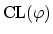 ${\rm CL}(\varphi)$