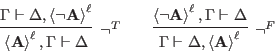 \begin{displaymath}
\infer[\notT]{\ls{\HT{A}}{\ell},\Gamma\seq\Delta}{\Gamma\seq...
...ta,\ls{\HT{A}}{\ell}}{\ls{\neg \HT{A}}{\ell},\Gamma\seq\Delta}
\end{displaymath}